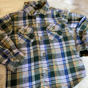Tea Collection Toddler Boys Flannel Shirt, 3T
